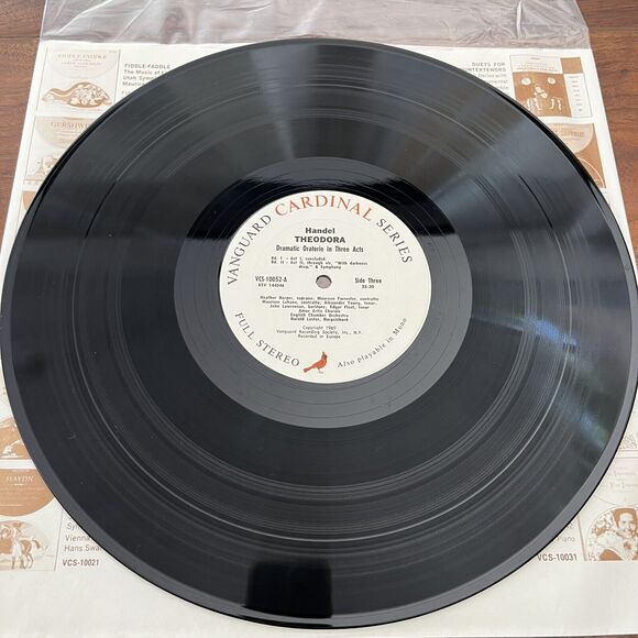 Handel Theodora Dramatic Oratorio 3xLP Box Set Vanguard VCS-10050/1/2 1969 - Picture 8 of 11